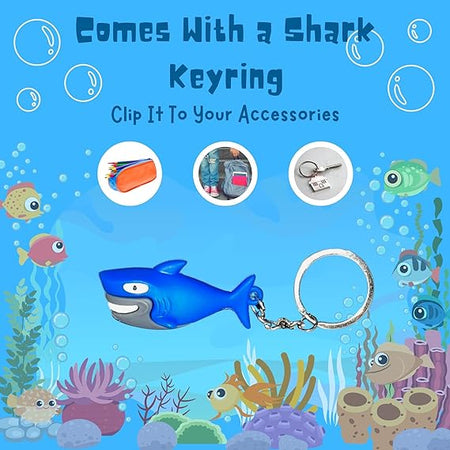 Shark Water Bottle - Earth Collapsible Bottle for Boys and Girls