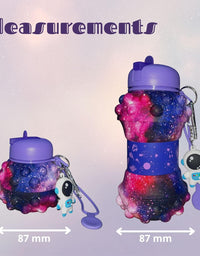 Galaxy water Bottle - Collapsible Bottle for Boys and Girls
