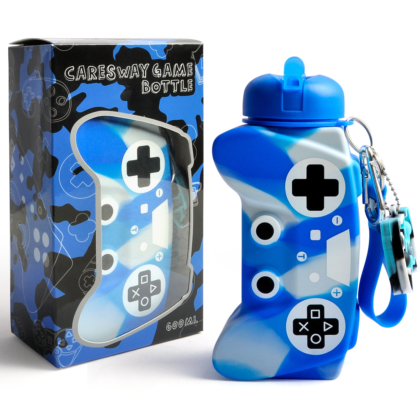 Caresway Game Water Bottle with Joystick Design 600ml